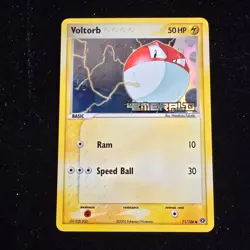 Pokemon TCG Voltorb 71/106 Ex Emerald Reverse Holo Near Mint NM - Image 1