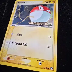 Pokemon TCG Voltorb 71/106 Ex Emerald Reverse Holo Near Mint NM - Image 2