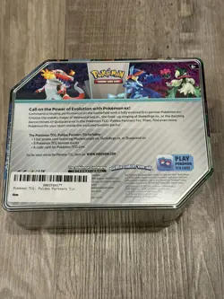 Pokemon TCG Paldea Partners Box Tin - Meowscarada Ex - New Sealed - Image 2