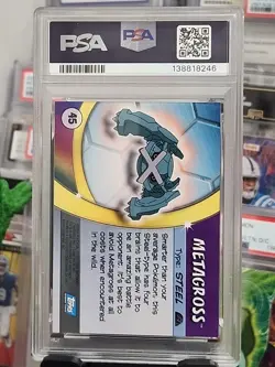 Metagross 2004 Topps Pokemon Advanced Challenge-Foil #45 PSA 9 - Image 2