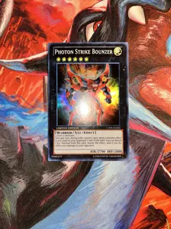 Yugioh! Photon Strike Bounzer CT09-EN022 Super Rare Limited Edition Light Play - Image 1