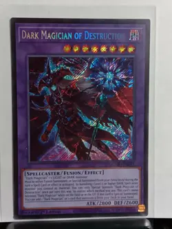 Dark Magician of Destruction MZMU-EN011 1st Edition Secret Rare Yu-Gi-Oh NM/M - Image 1