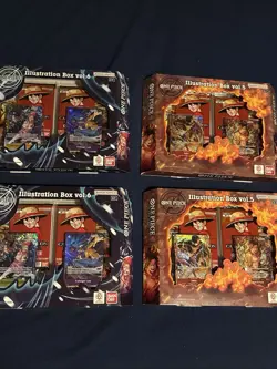 One Piece Illustration Box Vol. 5 & 6 Sealed (2 Of Each) - Image 1