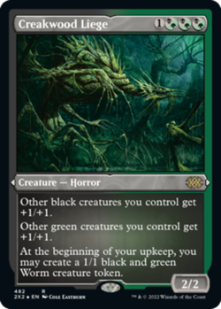 Light Play x 1 Creakwood Liege - Foil Etched Double Masters 2022 Variants - Image 1