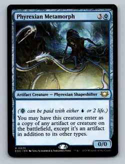 Phyrexian Metamorph R Commander: Edge of Eternities 75 NM - Image 1