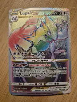 Pokemon TCG Lugia VSTAR Gold Secret Rare 202/195 - Image 1