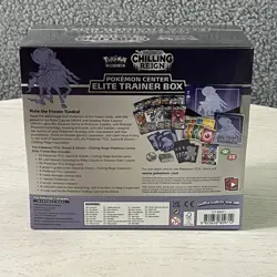 Pokemon Chilling Reign Pokemon Center Elite Trainer Box Shadow Rider 2001 Error 820650809712 - Image 4