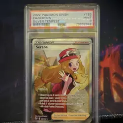 The Pokemon Company Serena Full Art 193/195 Silver Tempest Ultra Rare Holo PSA 9 - Image 1