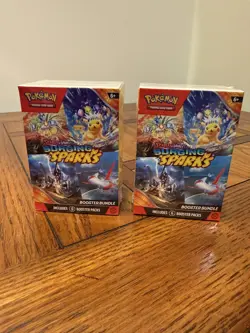 Pokemon TCG Surging Sparks Booster Bundle Lot Of 2 Factory Sealed - Image 1