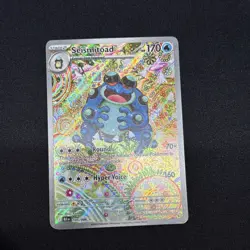 Seismitoad 105 Pokemon Black Bolt Illustration Rare NM/M - Image 1