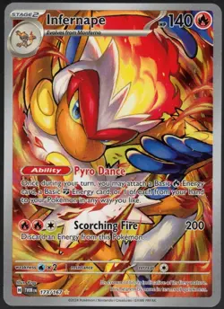 Pokemon TCG - Infernape 173/167 Illustration Rare SV:Twilight Masquerade - Image 1