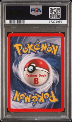 1999 POKEMON GAME TRAINER DECK B #102 WATER ENERGY PSA 9 - Image 2