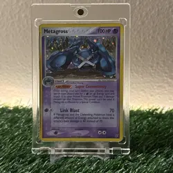 2005 Pokemon, EX Deoxys, #11/107 Metagross, REVERSEHolo Rare - Image 1