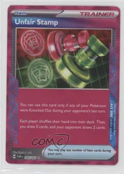 ACE SPEC - Unfair Stamp Pokemon Scarlet & Violet: Twilight Masquerade TWM #165 - Image 1