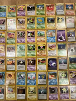 Pokemon Tcg Vintage Pokemon Lot Of 64 Base Set Fossil Jungle Neo Rocket Bs2 - Image 3