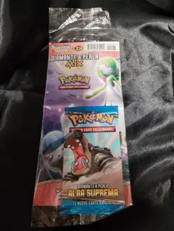 Pokemon Italian Booster Pack Diamond and Pearl 'Alba Suprema' w/ Pamplet Ad - Image 1