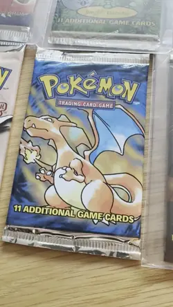 Pokemon Base Set Charizard Booster Pack Sealed Potential HOLOU - Image 2