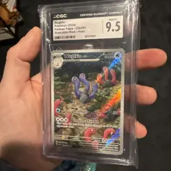 Pokemon - Wugtrio - 224/091 - SV: Paldean Fates Holo - Illustration Rare CGC 9.5 - Image 2