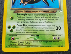 Pokemon TCG Neo Destiny WOTC - Dark Ariados 17/105 Rare LP - Image 4