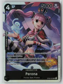 Perona (093) OP06-093 One Piece Wings of the Captain Super Rare Near Mint - Image 1