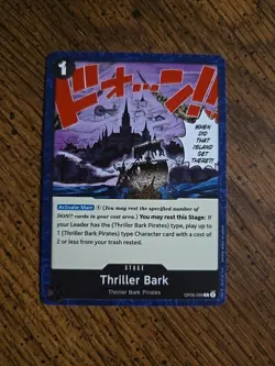 ONE PIECE WINGS OF CAPTAIN ENGLISH CARD GAME CARTE THRILLER BARK OP06-098 EN - Image 1