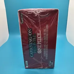 One Piece Carrying on His Will Booster Box Sealed with Small Tear In corner! - Image 4