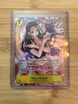 One Piece Nico Robin SR Alt Art AA EB03-055 Heroines edition English - Image 1