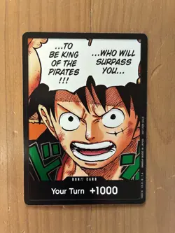 DON!! Monkey.D.Luffy 1st Anniversary Pack King Of The Pirates One Piece Promo - Image 1