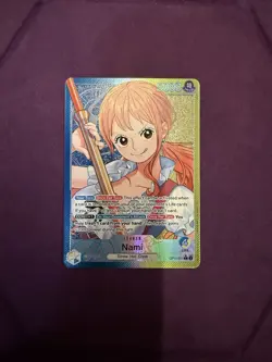 Nami (041) (Alternate Art) OP11-041 A Fist of Divine Speed Foil - Image 1