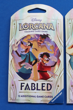 2025 DISNEY LORCANA FABLED 3 HANGER SLEEVE LOT SEALED - Image 2