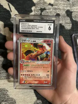 PSA CGC 6 Charizard EX 012/052 Unlimited Japanese Pokemon Card - Image 1