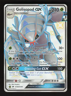 Golisopod GX SV48/SV94 Hidden Fates Holo Full Art Pokemon Card - Image 1
