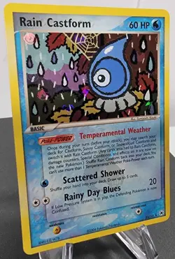 Pokemon Card - Rain Castform Hidden Legends 23/101 Rare Reverse Holo - Image 2
