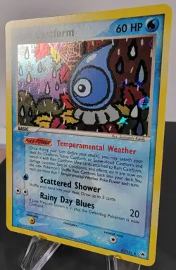 Pokemon Card - Rain Castform Hidden Legends 23/101 Rare Reverse Holo - Image 3