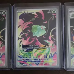 Pokemon TCG 3 Card Lot Bulbasaur, Ivysaur MEG Basic Stage 1 AR English - Image 4