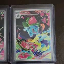 Pokemon TCG 3 Card Lot Bulbasaur, Ivysaur MEG Basic Stage 1 AR English - Image 5