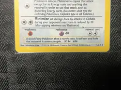 1999 Pokemon Clefable 1/64 Jungle Holo Card - Image 3