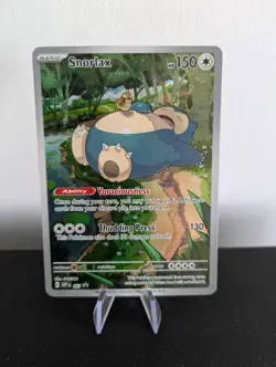 Pokemon TCG Snorlax SVPO51 Holo 151 ETB Promo Card NM - Image 1