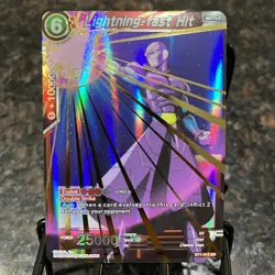Lightning Fast Hit BT1-011 SR Foil Dragon Ball Super Card Game | LP - Image 1