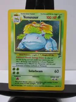 Pokemon TCG Venusaur Holo Rare Card 18/130 2000 Base Set 2 Excellent Condition - Image 1