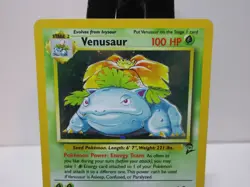 Pokemon TCG Venusaur Holo Rare Card 18/130 2000 Base Set 2 Excellent Condition - Image 2