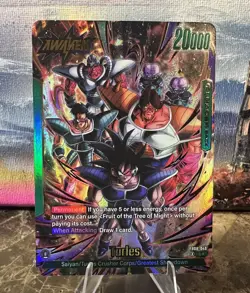 Turles FB08-049 Leader Alt Art Saiyan's Pride Dragon Ball English Card Fusion - Image 1