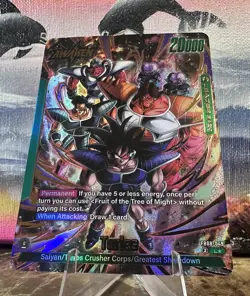 Turles FB08-049 Leader Alt Art Saiyan's Pride Dragon Ball English Card Fusion - Image 2