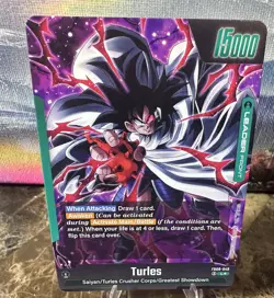 Turles FB08-049 Leader Alt Art Saiyan's Pride Dragon Ball English Card Fusion - Image 3