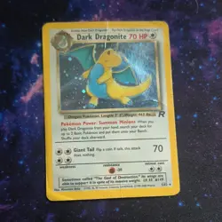 Pokemon Dark Dragonite 5/82 Team Rocket Rare Holo 70 HP Dragon Card - Image 1