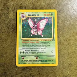 Pokemon TCG Venomoth Holo Rare Card 13/64 LP Condition - Image 1