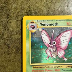 Pokemon TCG Venomoth Holo Rare Card 13/64 LP Condition - Image 5