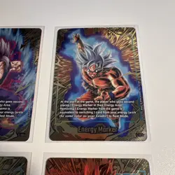 Dragon Ball Fusion World 2nd Anniversary Gold Energy Marker Set of (4) Cards - Image 4