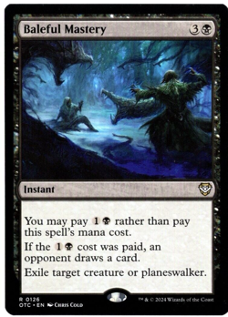 Baleful Mastery 0126 Non Foil Rare Outlaws of Thunder Junction MTG NM - Image 1