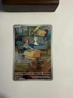 Pokemon TCG Ralts Scarlet & Violet Base Set Holo Illustration Card 211/198 - Image 3